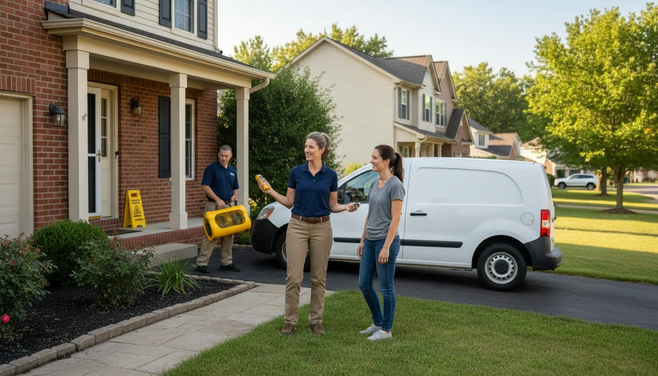 Water restoration image for Water Damage & Restoration Services in Middletown, VA